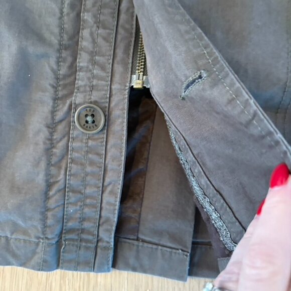 Ted Baker Moby Utility Military Field Jacket Brown Green size 6 XXL - Picture 5 of 9